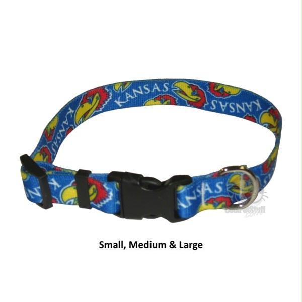 Kansas Jayhawks Nylon Collar - staygoldendoodle.com