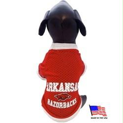 Arkansas Razorbacks Athletic Mesh Pet Jersey - staygoldendoodle.com