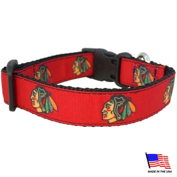 Chicago Blackhawks Premium Pet Collar - staygoldendoodle.com