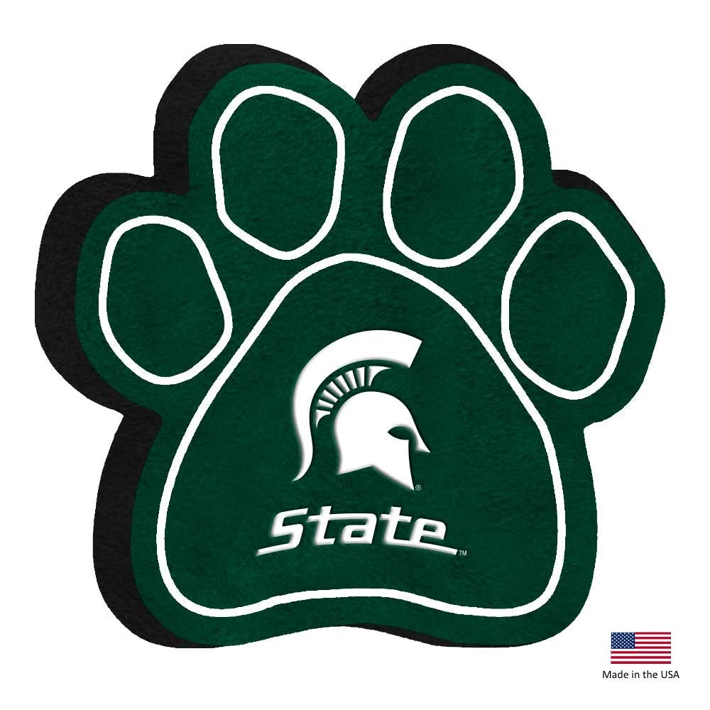 Michigan State Spartans Paw Squeak Toy - staygoldendoodle.com