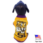 LSU Tigers Athletic Mesh Pet Jersey - X-Small - Tiger
