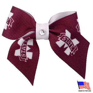 Mississippi State Bulldogs Pet Hair Bow - staygoldendoodle.com