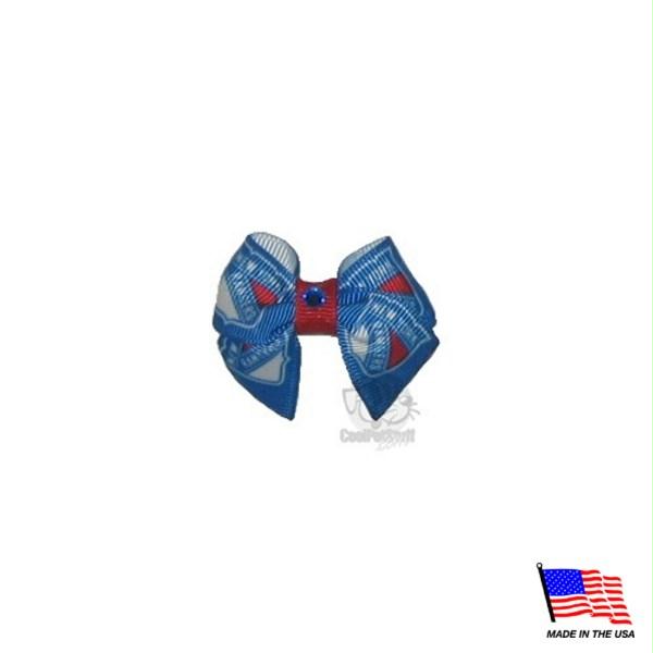New York Rangers Pet Hair Bow - staygoldendoodle.com