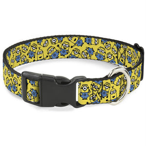 Buckle-Down Minions Scattered Yellow Pet Collar - staygoldendoodle.com