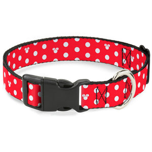 Buckle-Down Minnie Mouse Polka Dot Pet Collar - staygoldendoodle.com