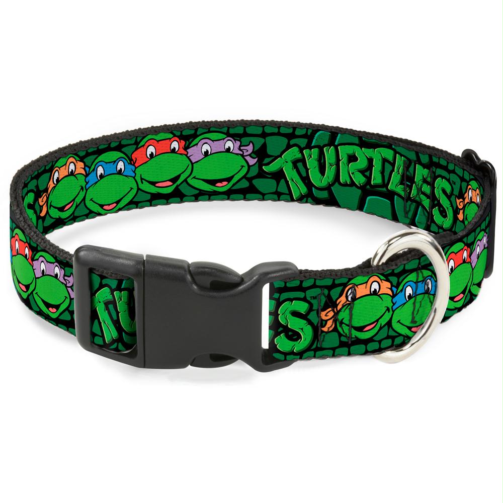 Buckle-Down TMNT Group Faces Pet Collar - staygoldendoodle.com