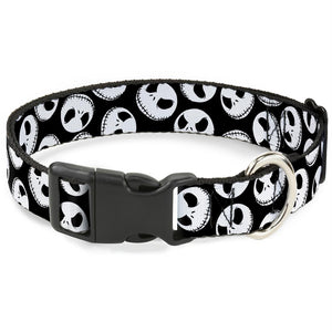 Buckle-Down Nightmare Before Christmas Jack Expressions Pet Collar - staygoldendoodle.com