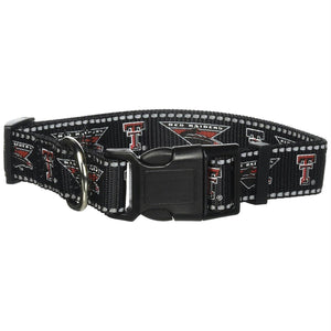 Texas Tech Red Raiders Pet Reflective Nylon Collar - staygoldendoodle.com