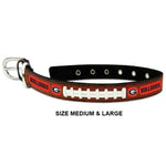 Georgia Bulldogs Classic Leather Football Collar - staygoldendoodle.com