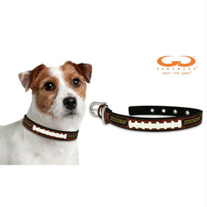 Iowa Hawkeyes Classic Leather Football Collar - staygoldendoodle.com