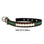 Miami Hurricanes Classic Leather Football Collar - staygoldendoodle.com