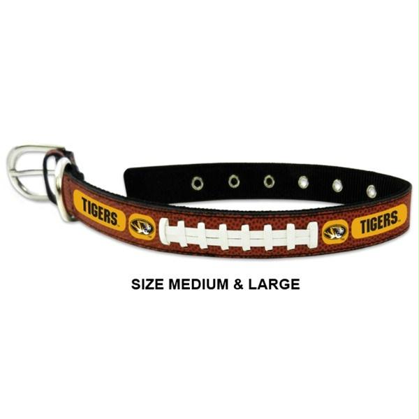 Missouri Tigers Classic Leather Football Collar - staygoldendoodle.com