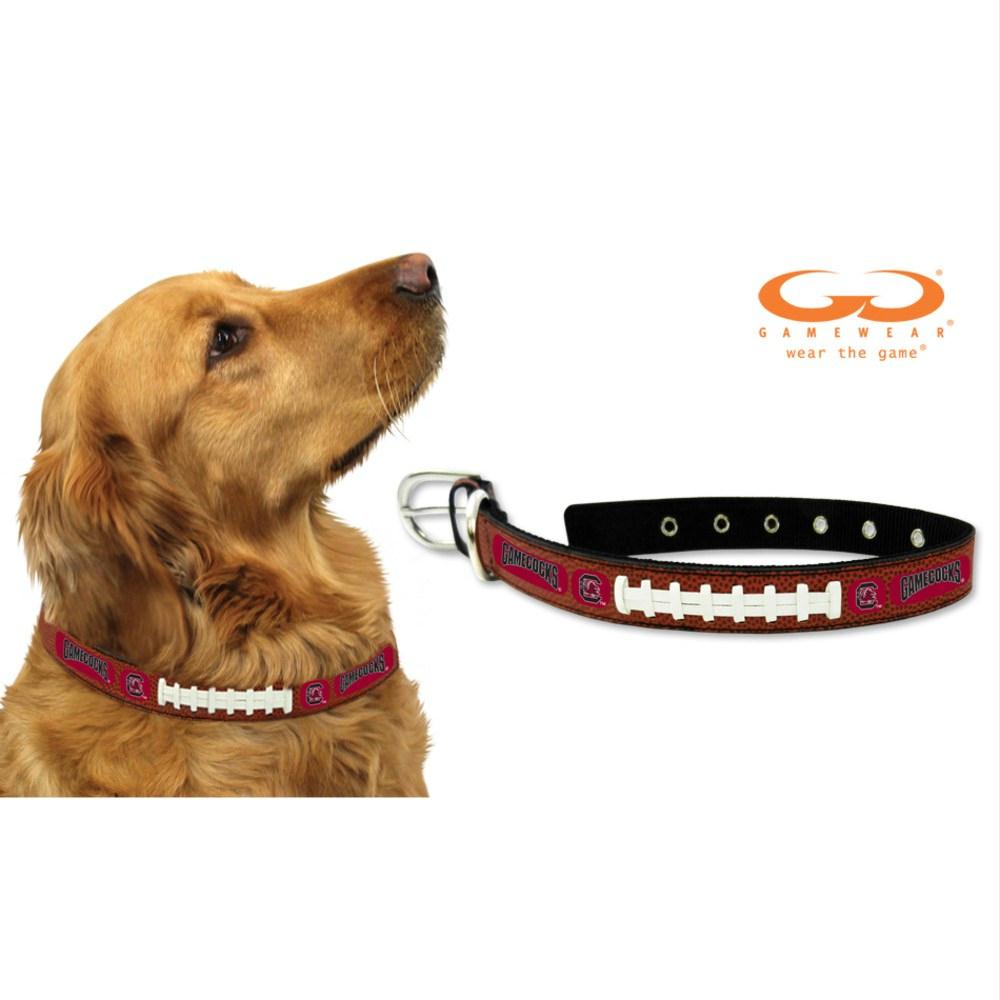 South Carolina Gamecocks Classic Leather Football Collar - staygoldendoodle.com