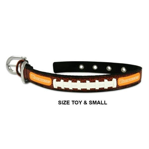 Tennessee Vols Classic Leather Football Collar - staygoldendoodle.com
