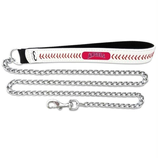 Los Angeles Angels Leather Baseball Seam Leash - staygoldendoodle.com