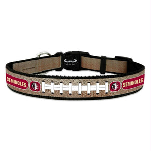 Florida State Seminoles Reflective Football Pet Collar - staygoldendoodle.com