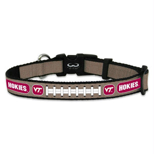 Virginia Tech Hokies Reflective Football Pet Collar - staygoldendoodle.com