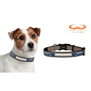New England Patriots Reflective Football Pet Collar - staygoldendoodle.com