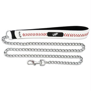Chicago White Sox Leather Baseball Seam Leash - staygoldendoodle.com