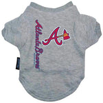 Atlanta Braves Dog Tee Shirt - staygoldendoodle.com