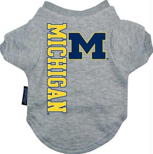 Michigan Wolverines Dog Tee Shirt - staygoldendoodle.com