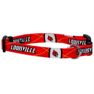 Louisville Cardinals Dog Collar - staygoldendoodle.com