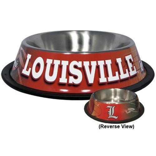 Louisville Cardinals Dog Bowl - staygoldendoodle.com