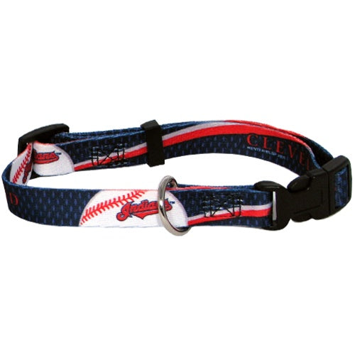 Cleveland Indians Pet Collar - staygoldendoodle.com