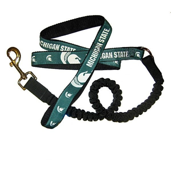Michigan State Spartans Bungee Ribbon Pet Leash - staygoldendoodle.com