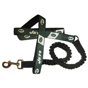 New York Jets Bungee Ribbon Pet Leash - staygoldendoodle.com