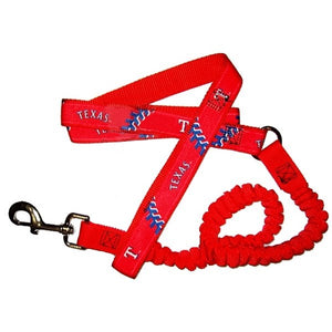 Texas Rangers Bungee Ribbon Pet Leash - staygoldendoodle.com