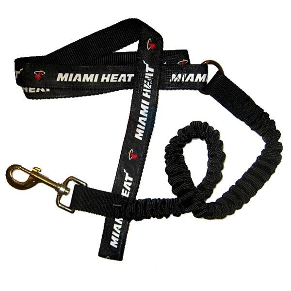 Miami Heat Bungee Ribbon Pet Leash - staygoldendoodle.com
