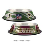 Washington Redskins Stainless Steel Pet Bowl - staygoldendoodle.com