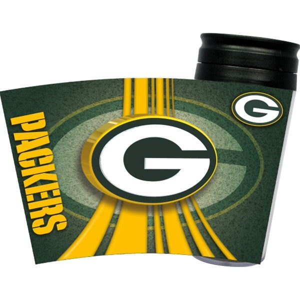 Green Bay Packers Acrylic Tumbler w- Lid - staygoldendoodle.com