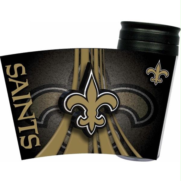 New Orleans Saints Acrylic Tumbler w- Lid - staygoldendoodle.com