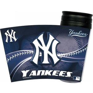 New York Yankees Acrylic Tumbler w- Lid - staygoldendoodle.com