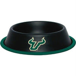 South Florida Bulls Gloss Black Pet Bowl - staygoldendoodle.com