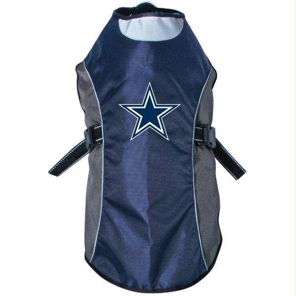 Dallas Cowboys Water Resistant Reflective Pet Jacket - staygoldendoodle.com