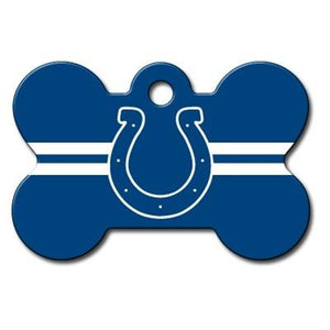 Indianapolis Colts Bone ID Tag - staygoldendoodle.com