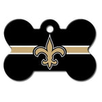 New Orleans Saints Bone ID Tag - staygoldendoodle.com