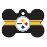 Pittsburgh Steelers Bone ID Tag - staygoldendoodle.com