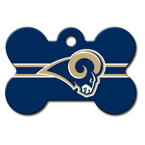 Los Angeles Rams Bone ID Tag - staygoldendoodle.com