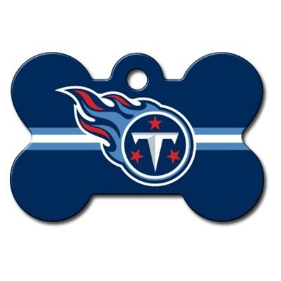 Tennessee Titans Bone ID Tag - staygoldendoodle.com