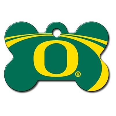 Oregon Ducks Bone ID Tag - staygoldendoodle.com