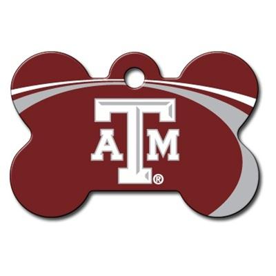 Texas A&M Aggies Bone ID Tag - staygoldendoodle.com