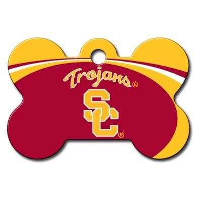 USC Trojans Bone ID Tag - staygoldendoodle.com