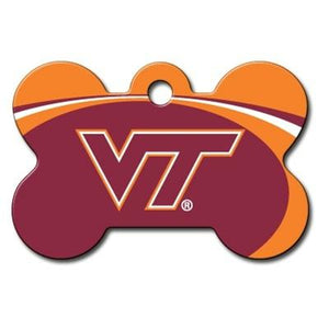 Virginia Tech Hokies Bone ID Tag - staygoldendoodle.com