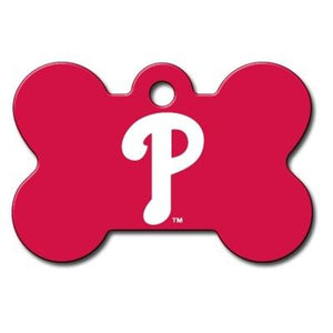 Philadelphia Phillies Bone ID Tag - staygoldendoodle.com