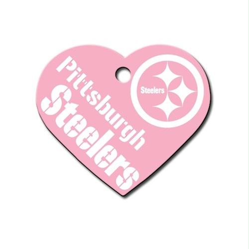 Pittsburgh Steelers Heart ID Tag - staygoldendoodle.com