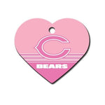 Chicago Bears Heart ID Tag - staygoldendoodle.com